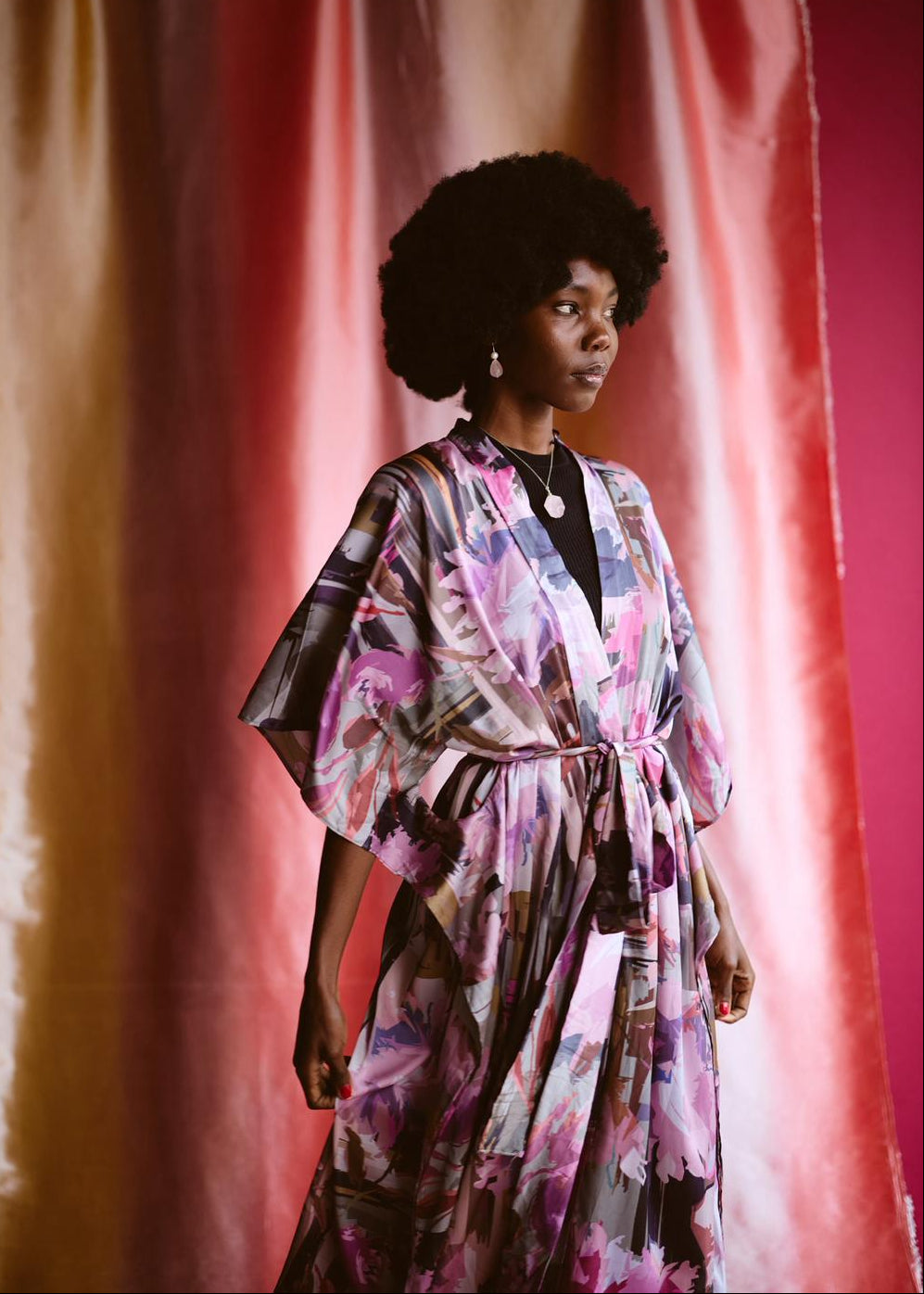 Lavender Pink Kimono