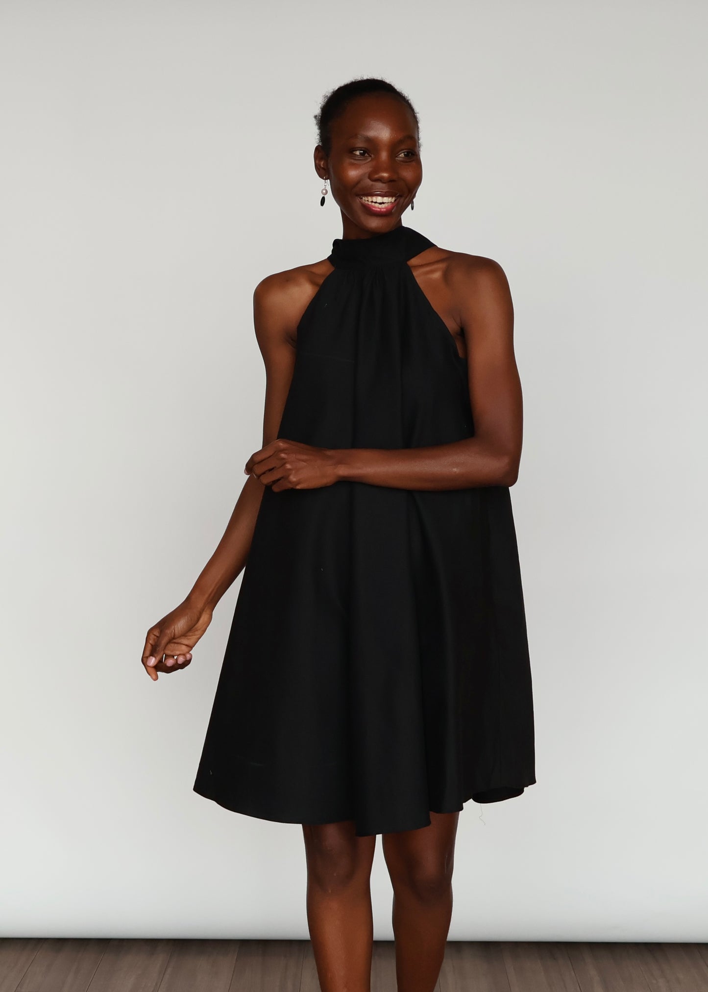 Cindy Cotton Dress - Black