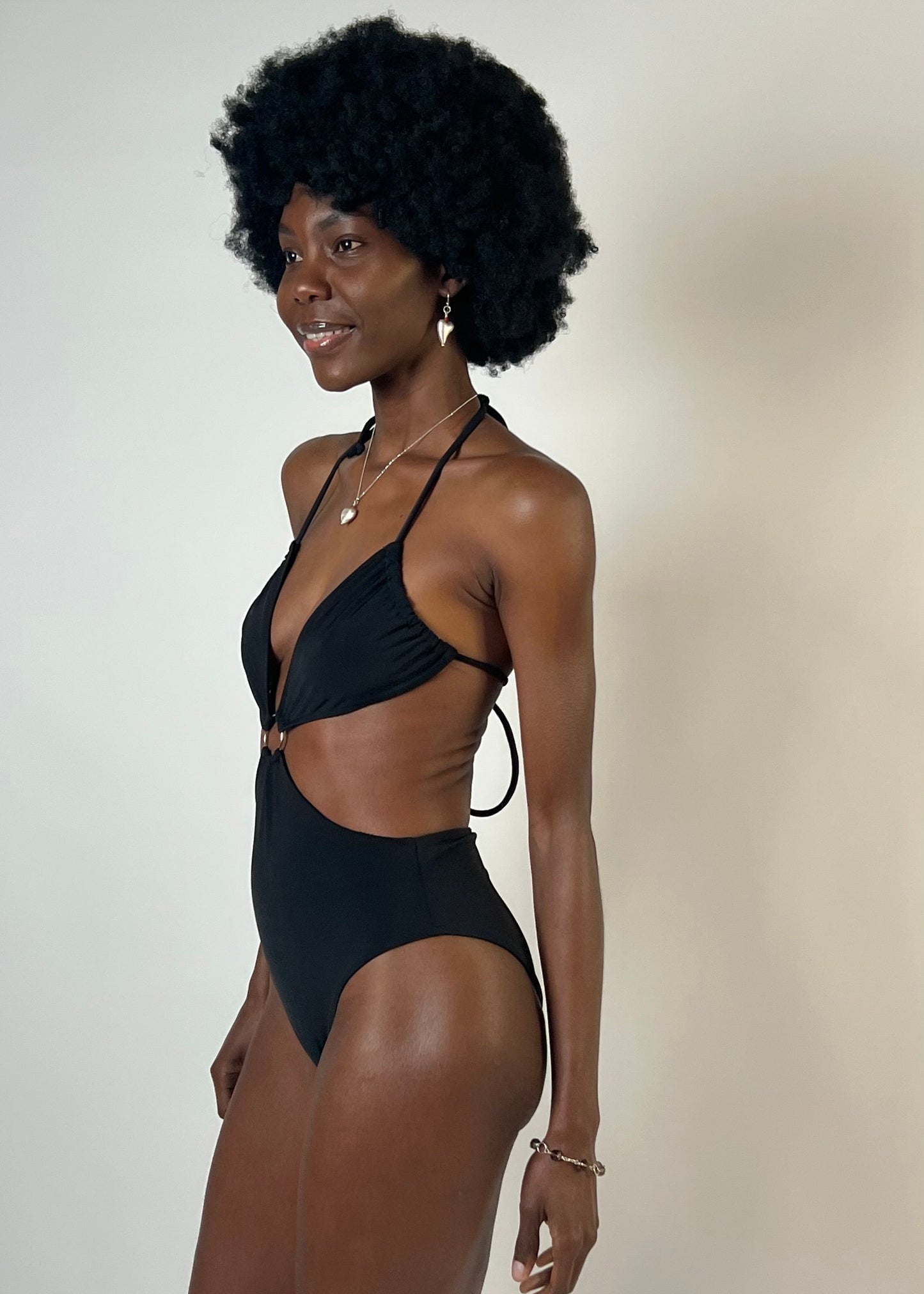 Zwarte schoonheidsset