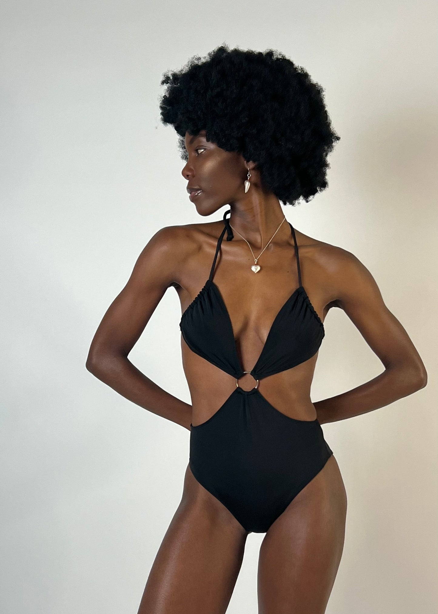 Zwarte schoonheidsset