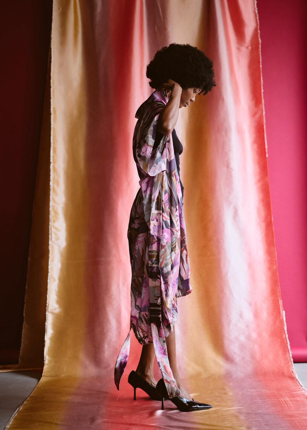 Lavender Pink Kimono